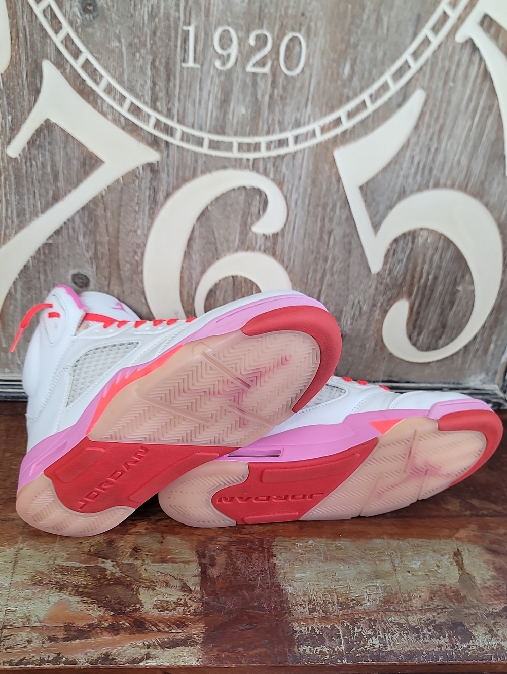🔥🔥 Nike Air Jordan 5 Retro "Pinksicle" Wmns 8.5. Really Good Condition - Picture 12 of 16